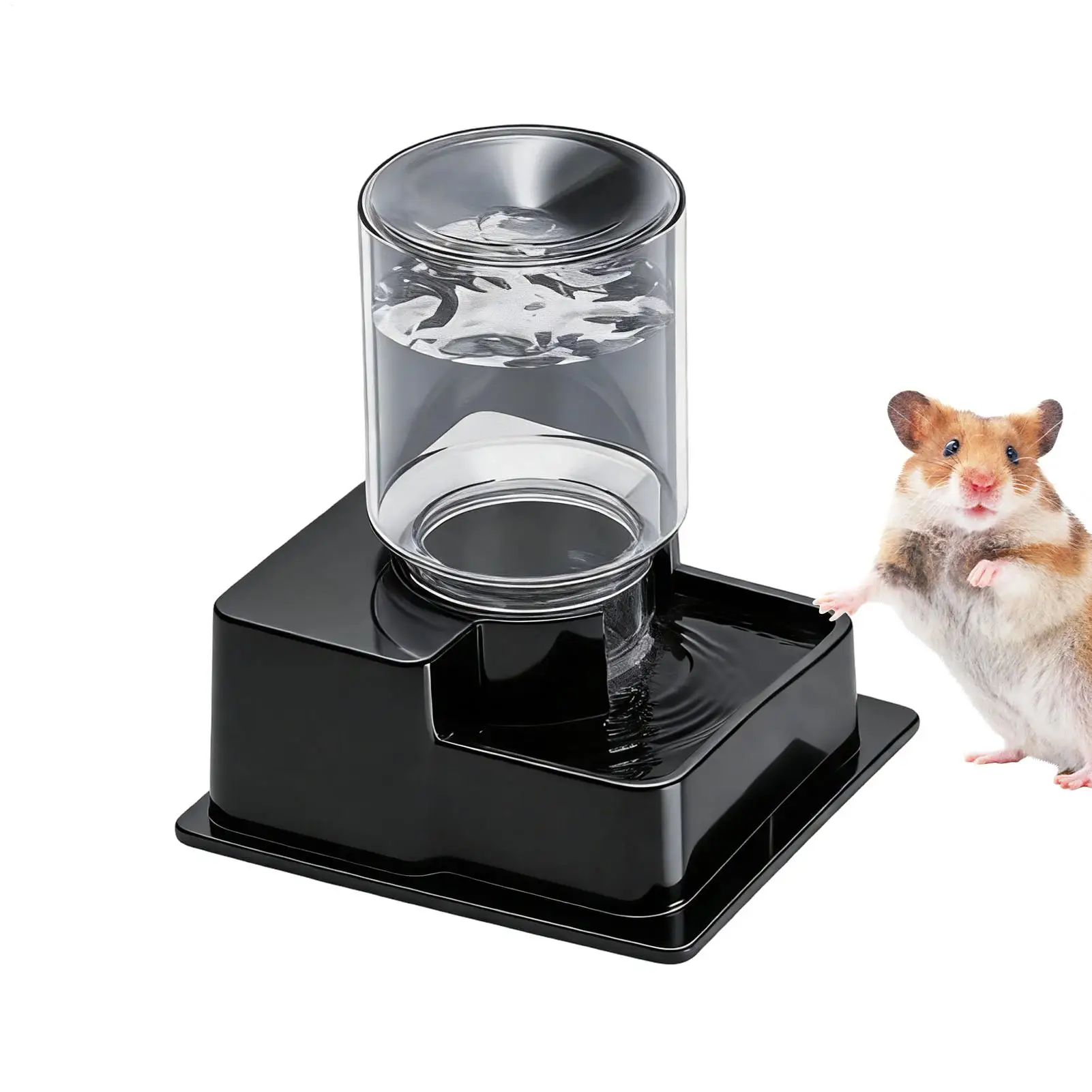 1pc Automatic Reptile Feeder Automatic Detachable Reptile Bowl Tortoise Water Dish Gecko Drink Dispenser For Lizard Chameleon