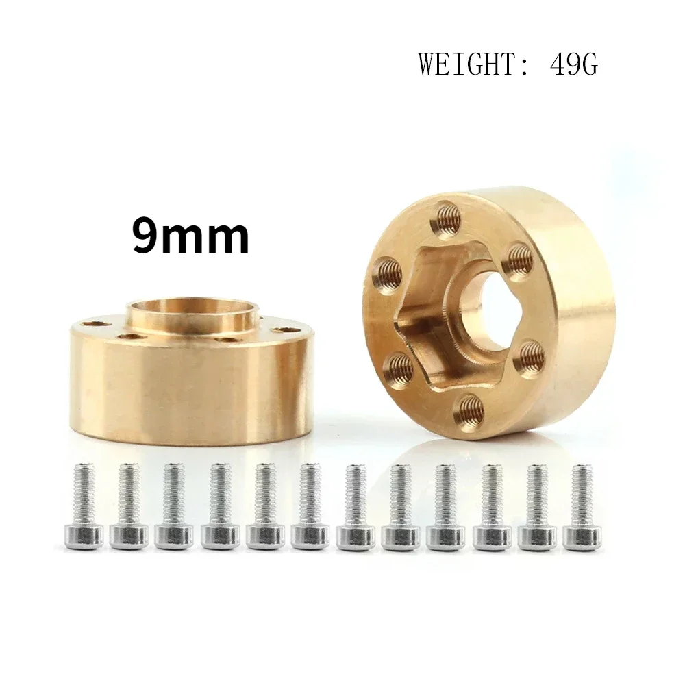 1 par 1.9 "2.2" roda de bronze junta vp roda conjunta rc carro atualização peças para traxs axial rc acessórios reparo do carro substituição