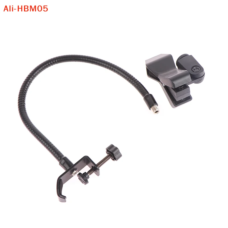 (HB05)Flexible Microphone Gooseneck  phone Stand with Desk Clamp for Radio Broadcasting Studio Live Broadcast Equipment Stations