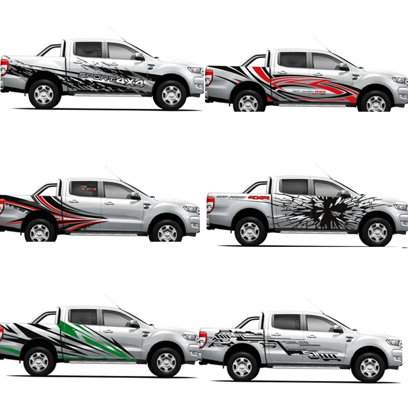 

Car Stickers body exterior customization for off-road sports Vinyl Decals For Toyota pickup Tacoma Hilux Tundra