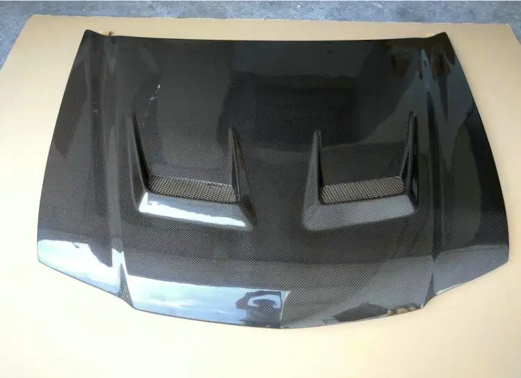 Carbon Fiber Front Bumper Engine Hood Bonnet Vent Cover For Honda Accord CL7 2003 2004 2005 2006 2007