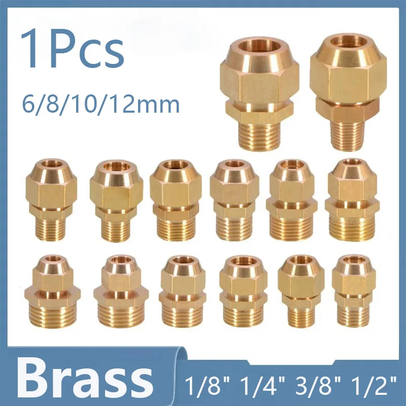 Copper Flaring Directly Connector 1/8