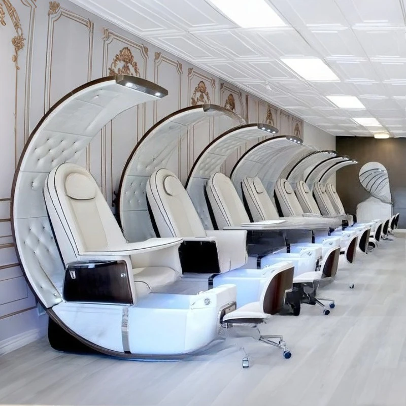 Automatic electric foot bath chair, massage pedicure chair