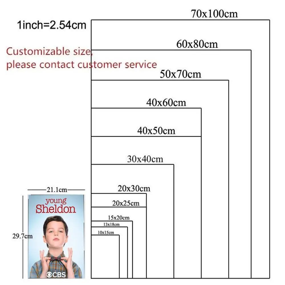 ملصق HD أنيمي موضوع ساخن المغني/OST/فيلم مقاوم للماء عصا ذاتية ديكور المنزل المسلسلات التلفزيونية شيلدون الصغيرة #4