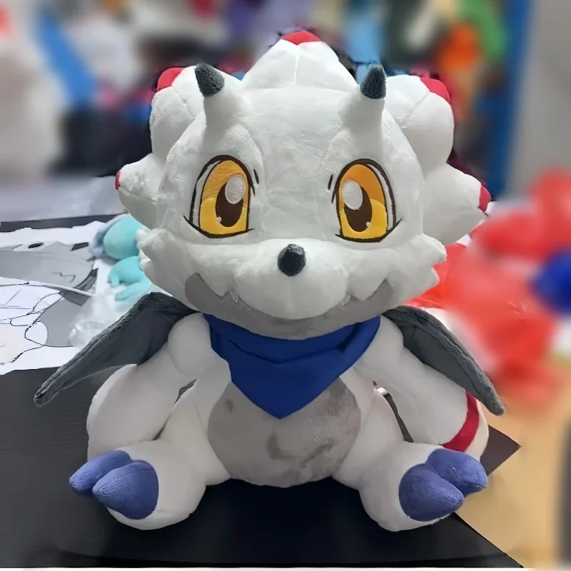 New 40CM Gammamon Plushies Anime Stuffed Dolls Kawaii Gammamon Peluche Ornament Comfortable Sleeping Pillow Toy Festival Gifts