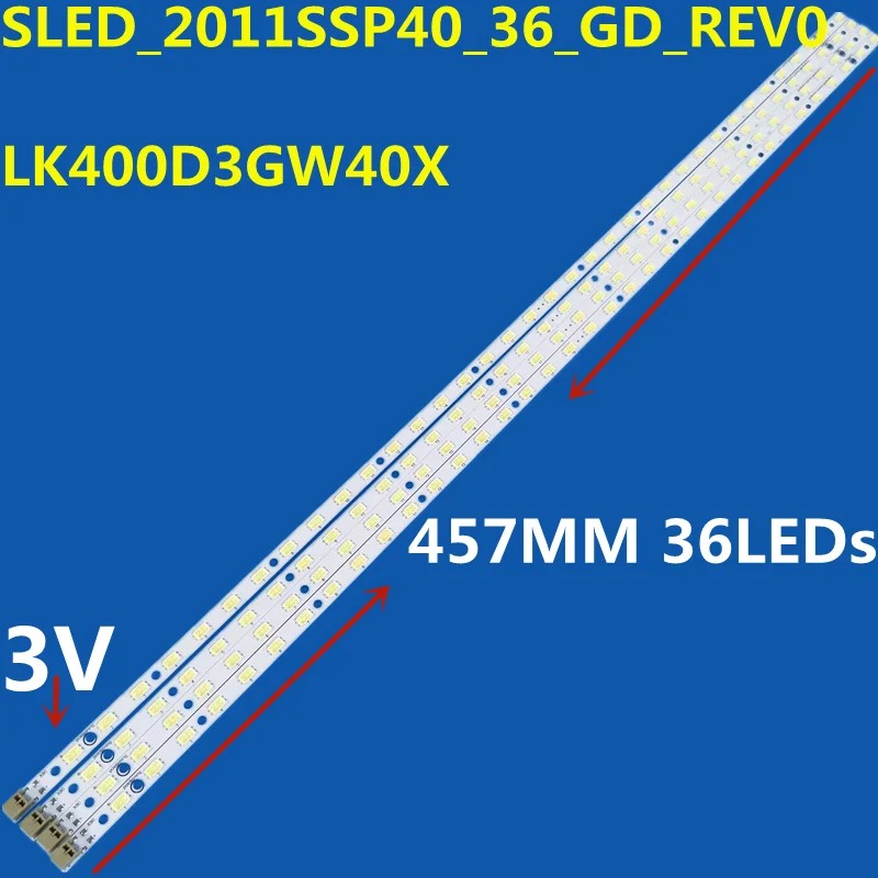 

40pcs LED Strip For GT0330-4 SLED 2011SSP40 36 GD LC-40LLE820M LC-40LLE830M LCD-40LX330A LCD-40LX430A LCD-40LX530A LCD-40LX730A