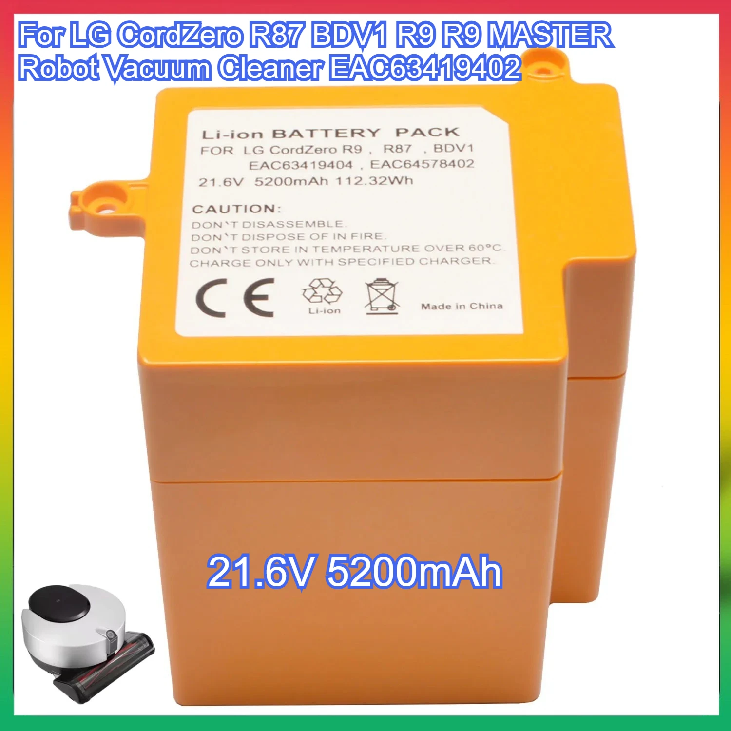 21.6V 5200Mah Recha… - image