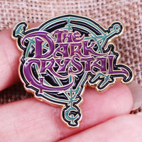 Dark Fantasy Film Dark X Crystal Logo Enamel Pin Badge Brooch Backpack Decoration Jewelry