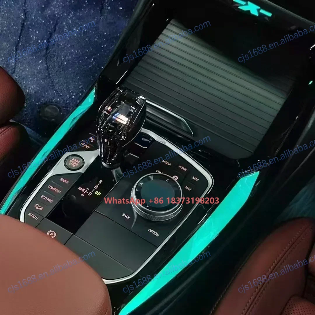 

Улучшенная декоративная подсветка центральной консоли (11 цветов, кристаллы) для X3, X4, iX3, G01, G02 (2022-2024)