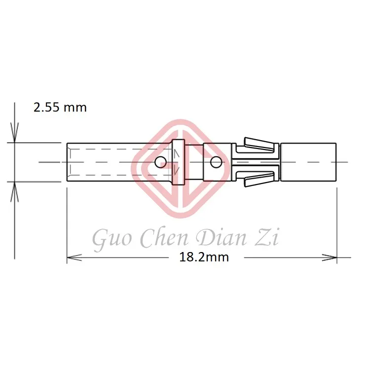 10 PZ RC16M23K Nuovo Originale, Spot, Terminale Femmina, Jack, Placcato Oro, Souriau