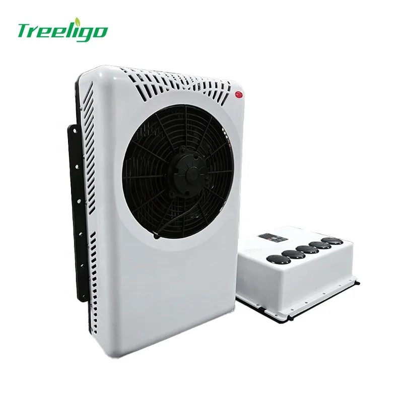 2024 Newest Semi Truck Battery Apu 12V Electric Truck Tractor Cab RV Air Conditioner 24V Split Driver Air Conditioner