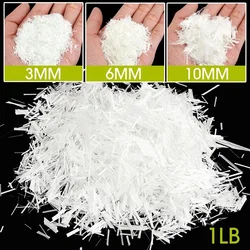 3/4/6mm 1 LB Glass Fiber Wire GFRC Choped Strands Fibers for concrete cement countertops Glass Fiber GFRC  Strands
