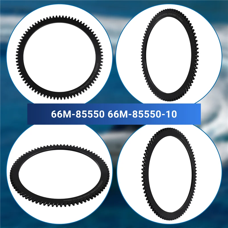 

AUTO 66M-85550 66M-85550-10 Flywheel Crown Gear Ring For Boat Engine 4 Stroke F15 F20 For Parsun PAF15-07070100W