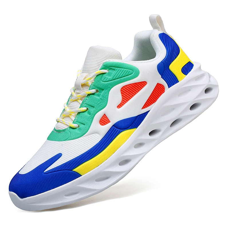 

Men Casual Sports Running Shoes 36-46 Air Cushion Breathable Lightweight Blade Comfortable Athletic Nonskid Sneakers Outdoor