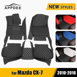 APPDEE Car floor mats for Mazda CX-7 2010 2011 2012 2013 2014 2015 2016 Custom auto foot Pads automobile carpet cover