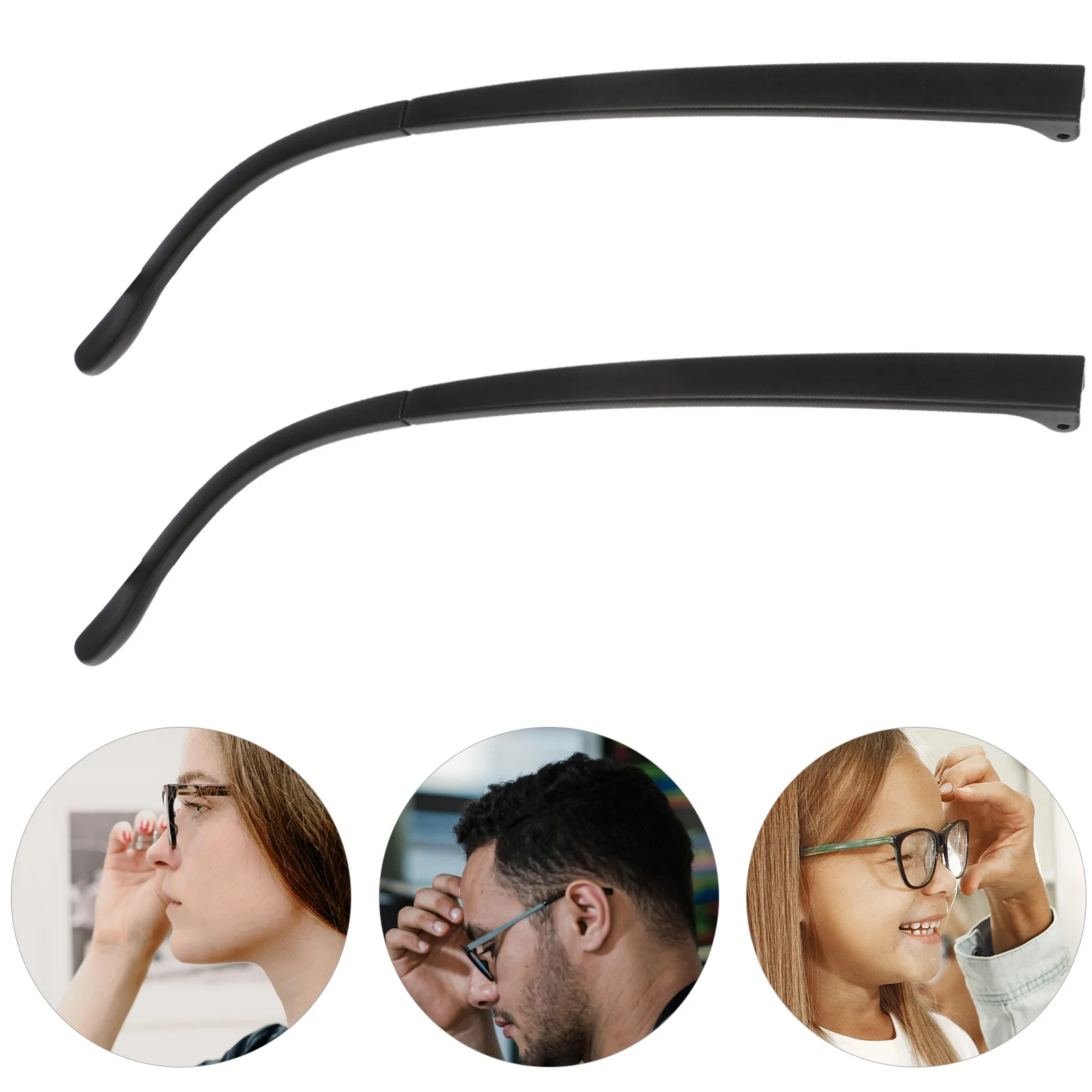 

1 Pair Replacement Glasses Arm Legs For Eyeglasses Sunglasses, Durable Universal Temple Repair Kit, Eyeglass Replacement Parts