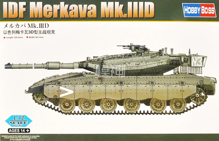 

1/72 Израильская меркава 3D основная боевая танка военная сборная модель бронированной боевой машины 82916