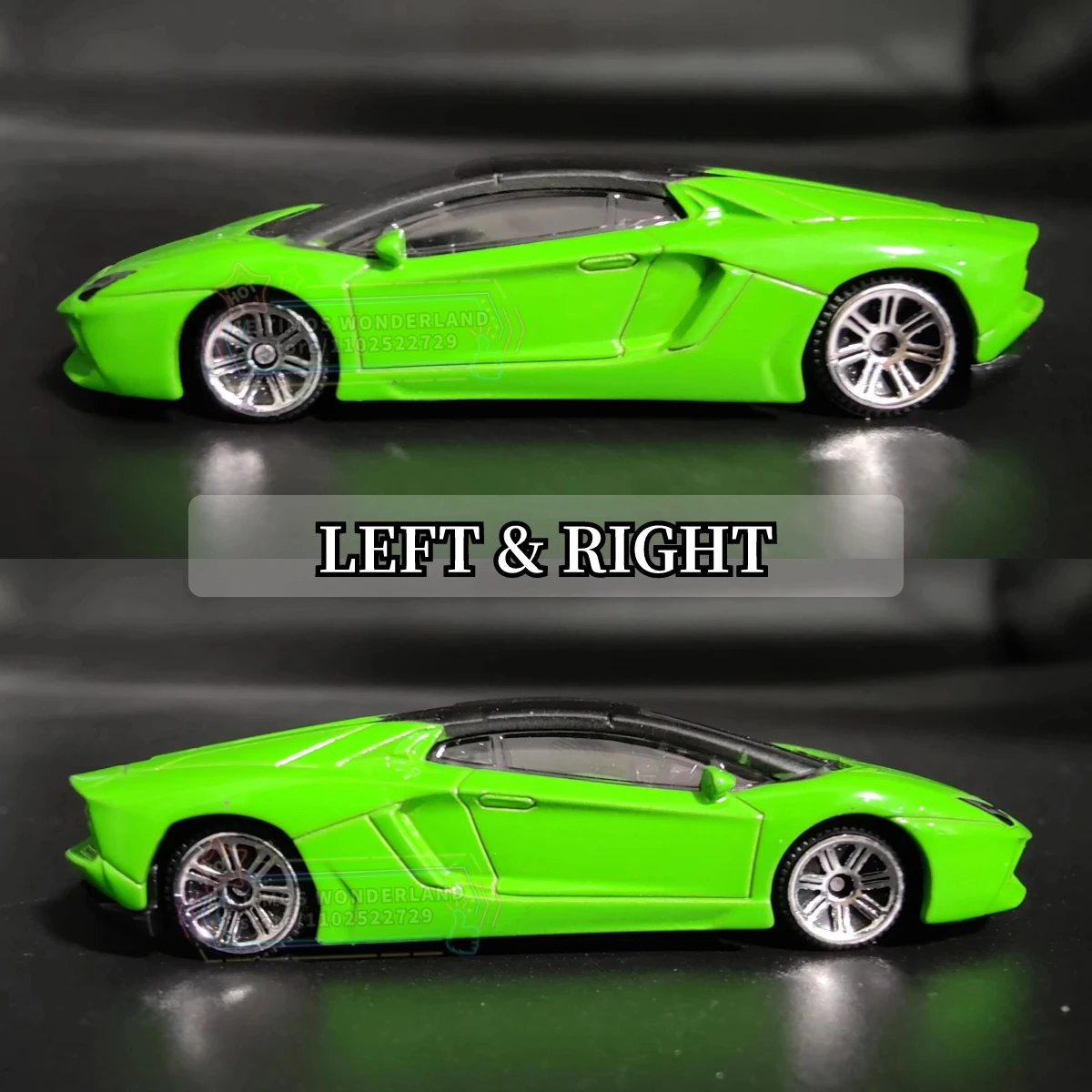 1/64 Lamborghini Aventador Roadster Replica Scale Car Model Miniature Art Diecast Vehicle Ornament Kid Boy Xmas Gift Toy