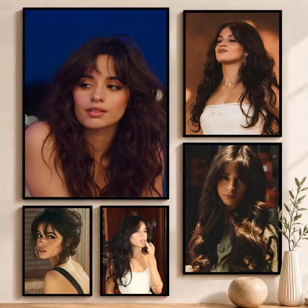 Singer C-Camila Cabello Painting Calligraphy Durable Painting Canvas Poster Wall Hanging Home Interior Decoration Art Mural Gift