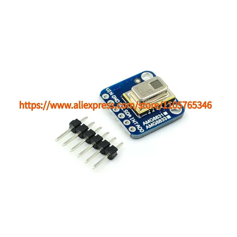 1pcs AMG8833 8x8 Thermal Camera Sensor IR Infrared Temperature Thermal Imager Array Camera Imaging Sensors for Arduino Raspberry