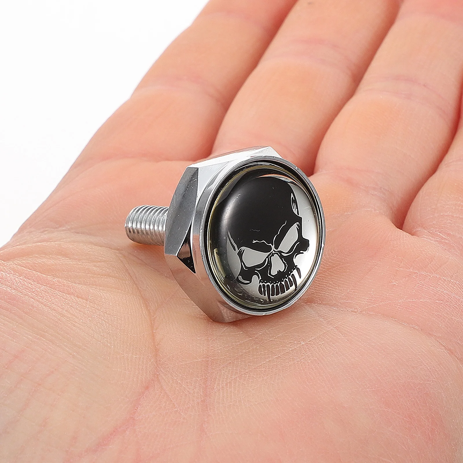 

License Plate Aluminum Alloy Anti Theft Fixed License Plate Frame Screws Seal Car Mounting Kit Silver Universal Compatibility