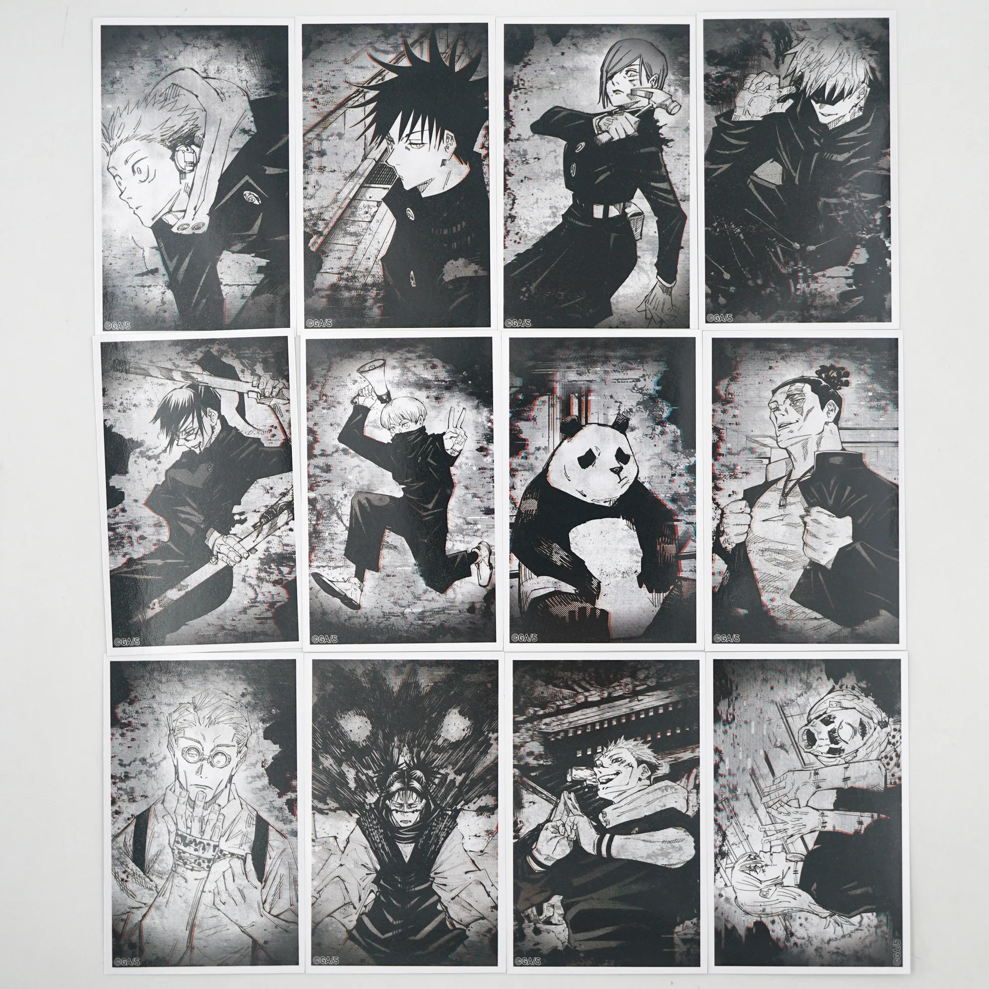 

Коллекционная карточка Jujutsu Kaisen: Годжо Сатору, Гето Юдзи, Нанами Кэнто, Фушигуро Тодзи, Чосо