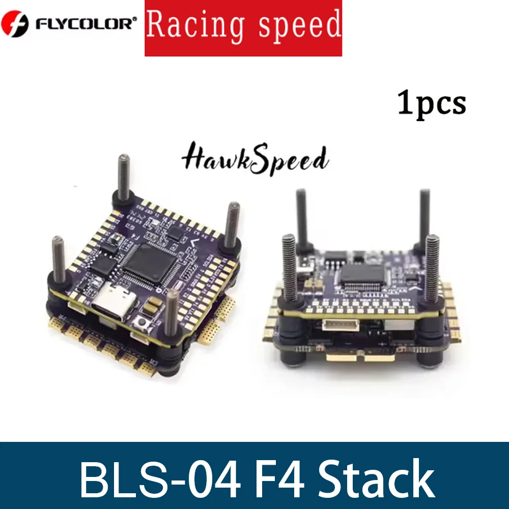 

Flycolor Raptor BLS-04 F4 Tower/Stack 3V 5V 9V 50MHZ FPV Flight Controller 55A 65A 4-IN-1 ESC 3-6S Stack Acessorios RC