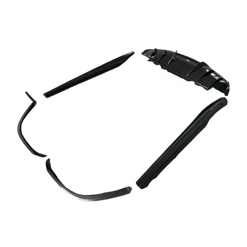 

Для Ferrari 296 GTB: высококачественный комплект обвеса из карбона в стиле OEM (передний сплиттер, боковые юбки, задний диффузор)