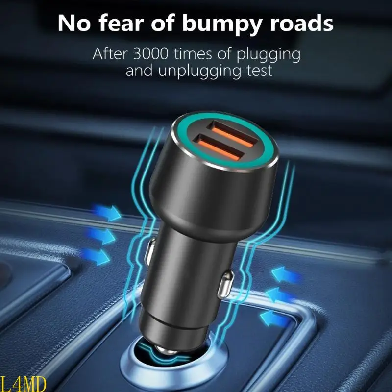 

L4MD USB Car Adapters Cigarettes USB Fast Charging 100W USB Car Phone Outlet