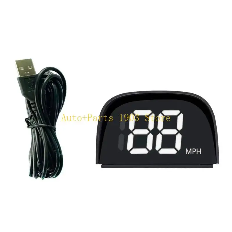 E21C Convenient HUD Speedometer Car Speed Meter for Long Drives Night Travel Highways