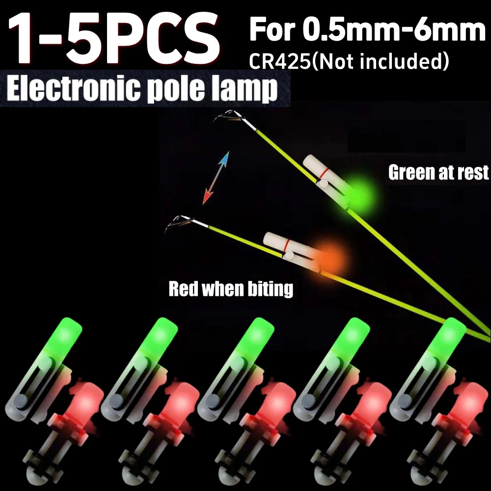 Rod Tip Lights Led Fishing Pole Fishing Electronic Rod Luminous Stick Light Removable Float Rod Tip Lights Led Fishing Pole Fishing Electronic Rod Luminous Stick Light Removable Float