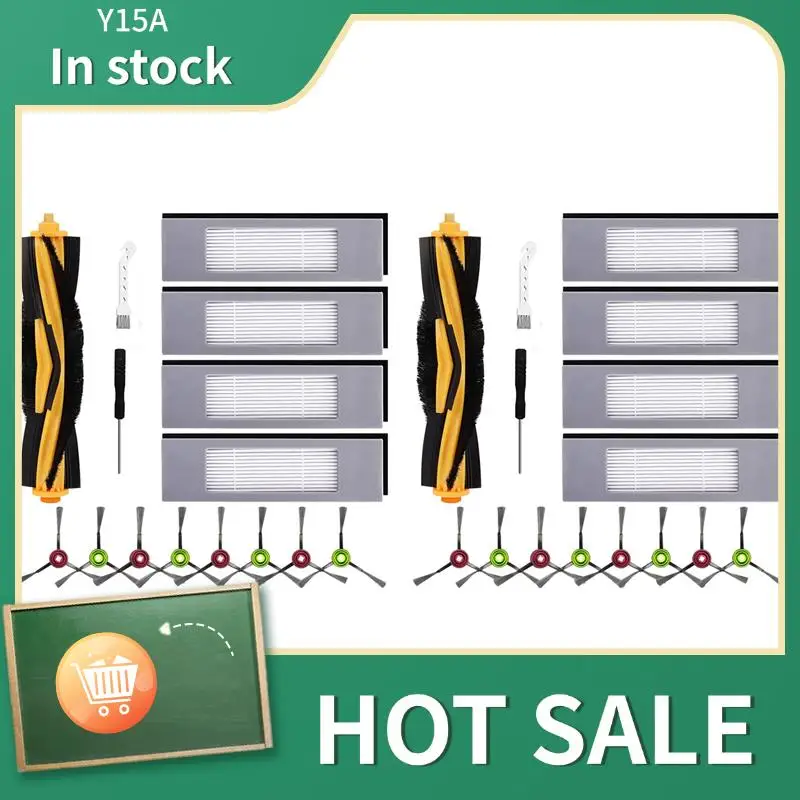 

Y15A 2X Замена основного фильтра с боковой щеткой для роботов-пылесосов серии Ecovacs Deebot Ozmo 920, 950, T8, N8, T9