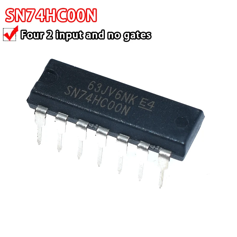 %10PCS SN74HC00N SN74HC02N SN74HC03N SN74HC04N SN74HC125N SN74HC164N SN74HC06N DIP14 74HC00 74HC02 74HC03 74HC04 74HC125 74HC06