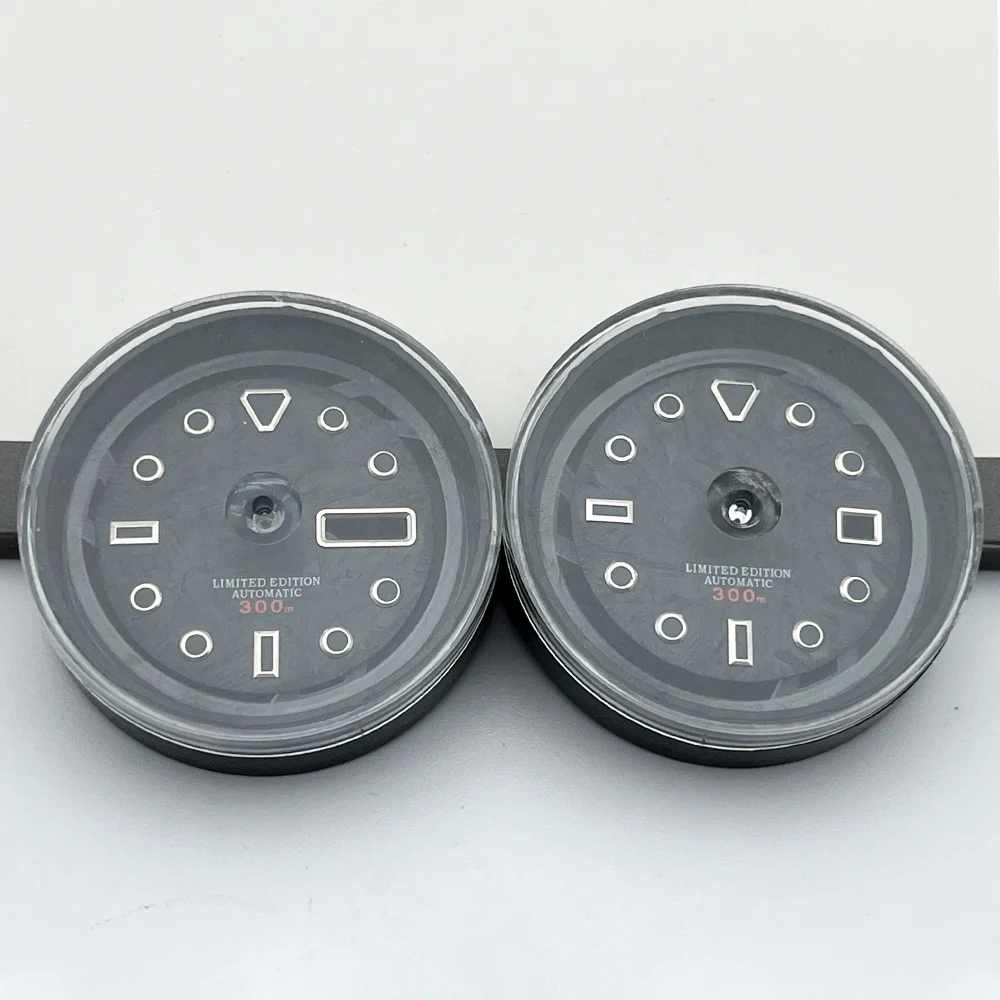 

Циферблат часов 28,5 мм NH36 NH35 Подходит для механизма NH35 NH36 SPRD Черепаха Тунец Самурай SKX007 Корпус часов Детали поверхности циферблата