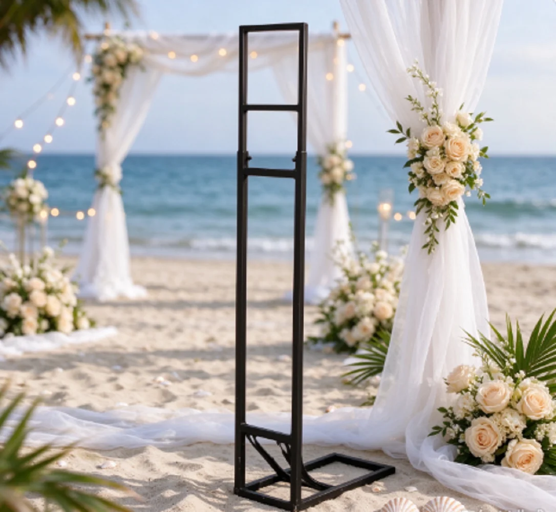 Adjustable Metal KT Board Stand Folding Frame Base for Poster Sign Support Wedding Backdrop Birthday Party Foam Board Display