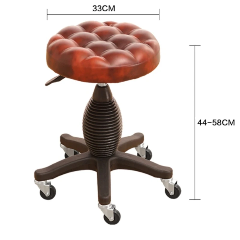 Bar Stools Chair for Hairdressing Salon Hair Mirror Station Beauty Equipment Furniture Swivel Chairs Hairsalon Luxury Footrest