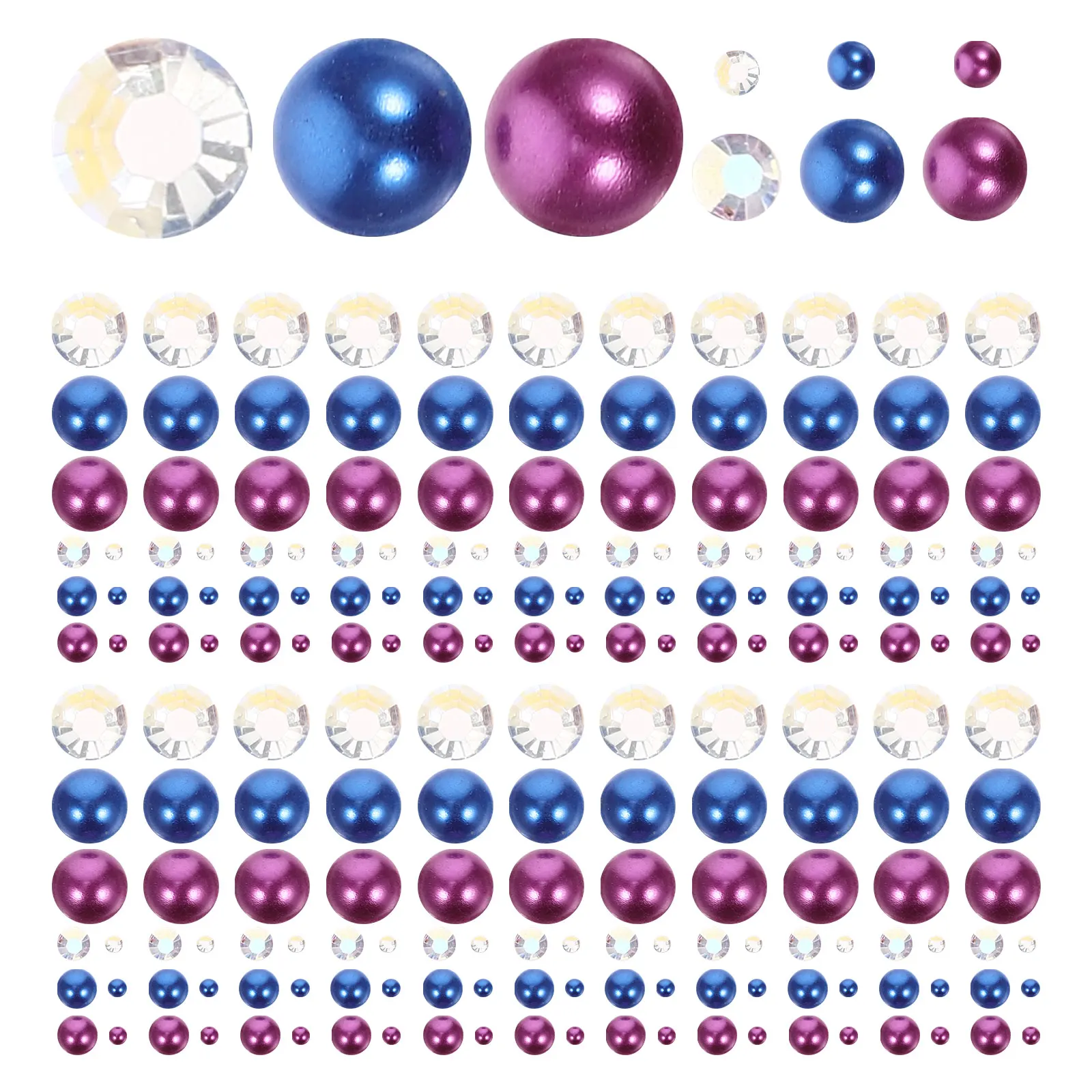 

Resin Flatback Nail Art Pearls Multi-Function Decorative Manicure Charms Wear-Resistant Diy Decals Household Salon