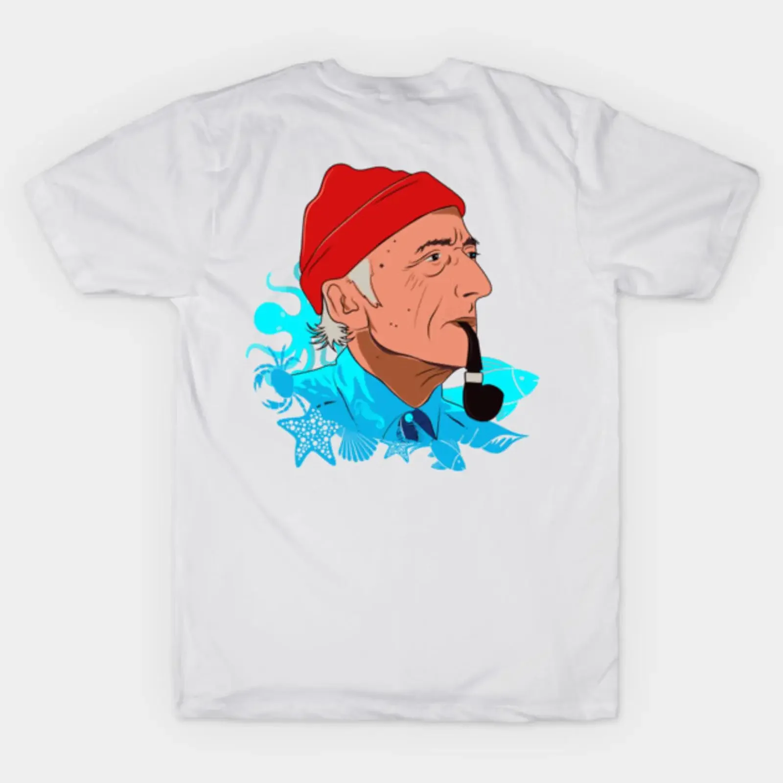 Camiseta Jacques Yves Cousteau RV Calypso, estilo vintage, lavada, a la moda, suave, elegante, gráfica, unisex, transpirable, ligeramente holgada