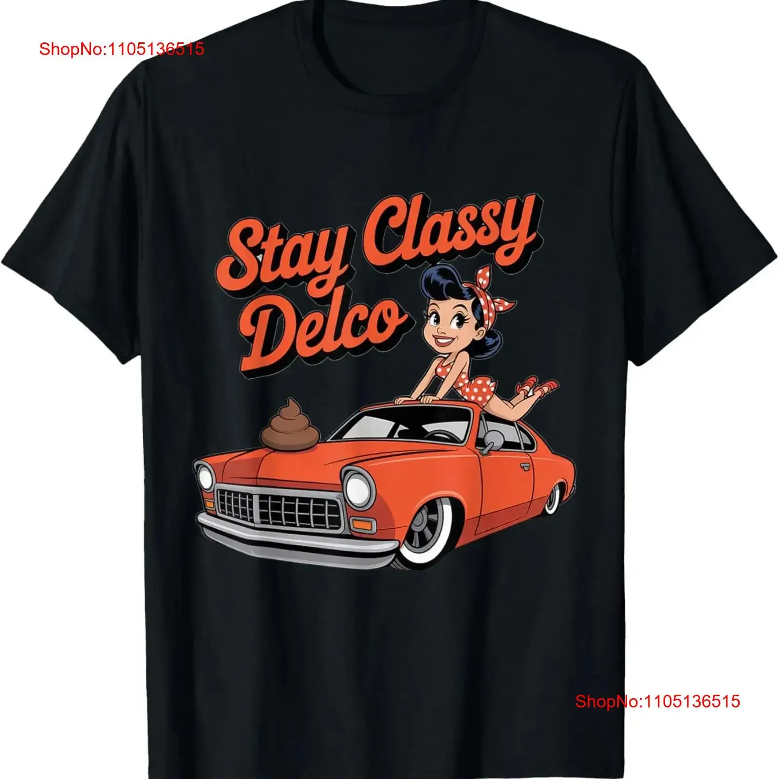 Stay Classy Delco Delaware County Poop Funny Humor T Shirt  vintage Washed Casual designer clothes Stylish Comfortable Unisex