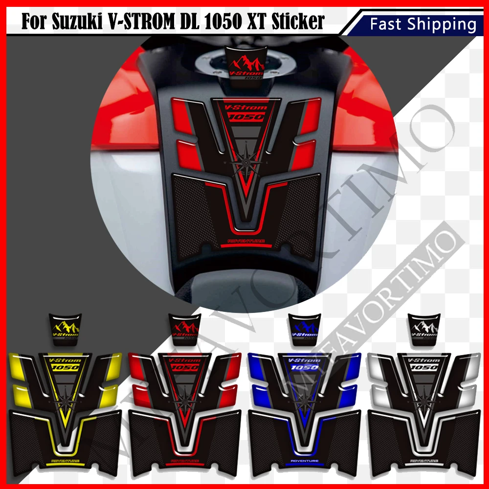 

For Suzuki V-Strom DL 1050 XT Adventure Motorcycle Tank Pad Protector Stickers Decals Unisex Motorbike Fuel Tank Guard Decal