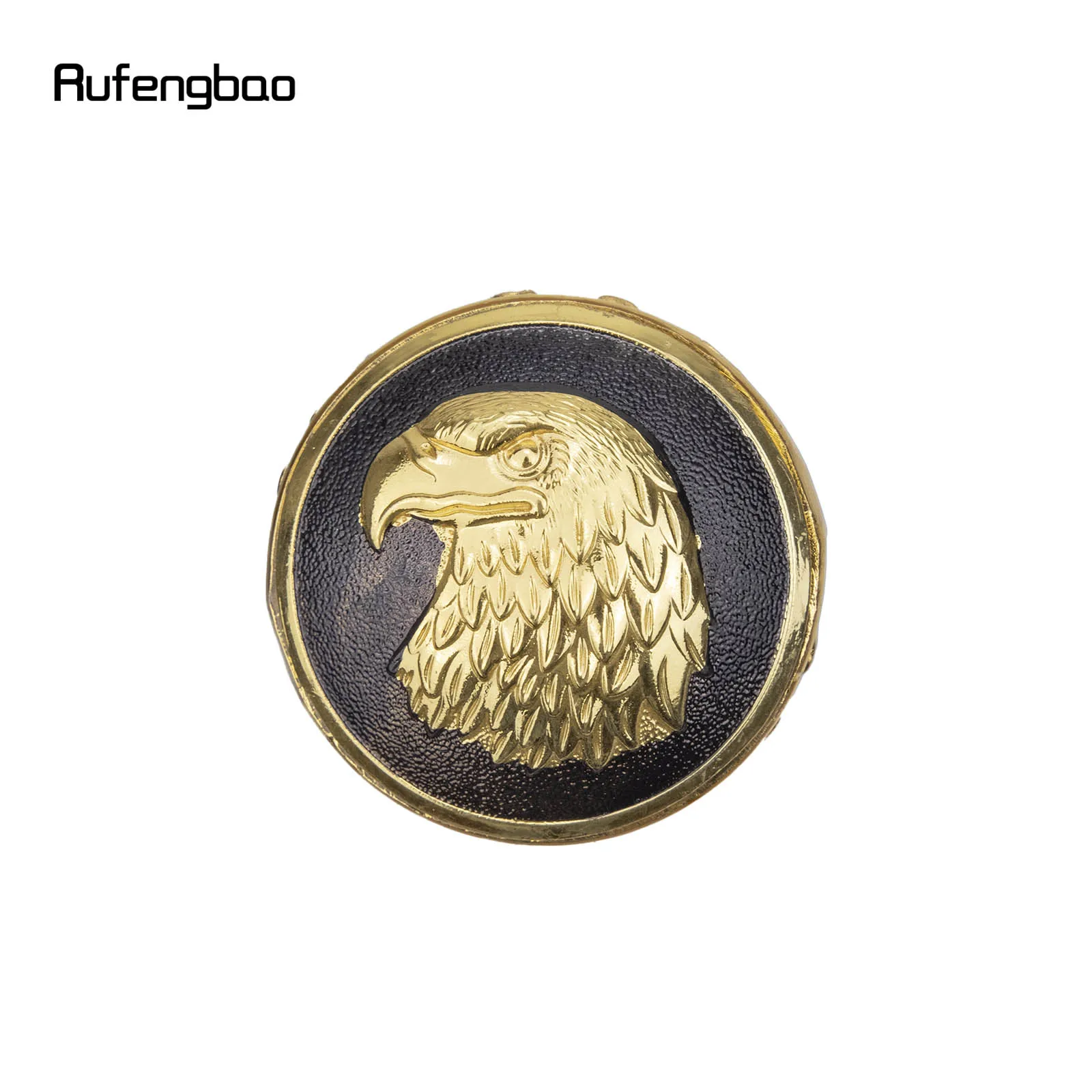 Goud Luxe Eagle Hawk Hoofd Relief Wandelstok Met Verborgen Plaat Zelfverdediging Mode Riet Plaat Cosplay Crosier Stok 93cm