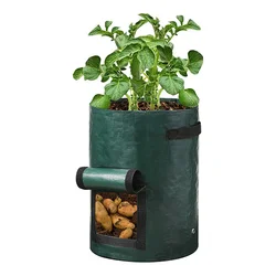 Garden Potato Grow Bag PE Fabrics Gardening Thicken Pot Vegetables Onion Carrot Taro Peanut Growing Tub Outdoor Garden Pots