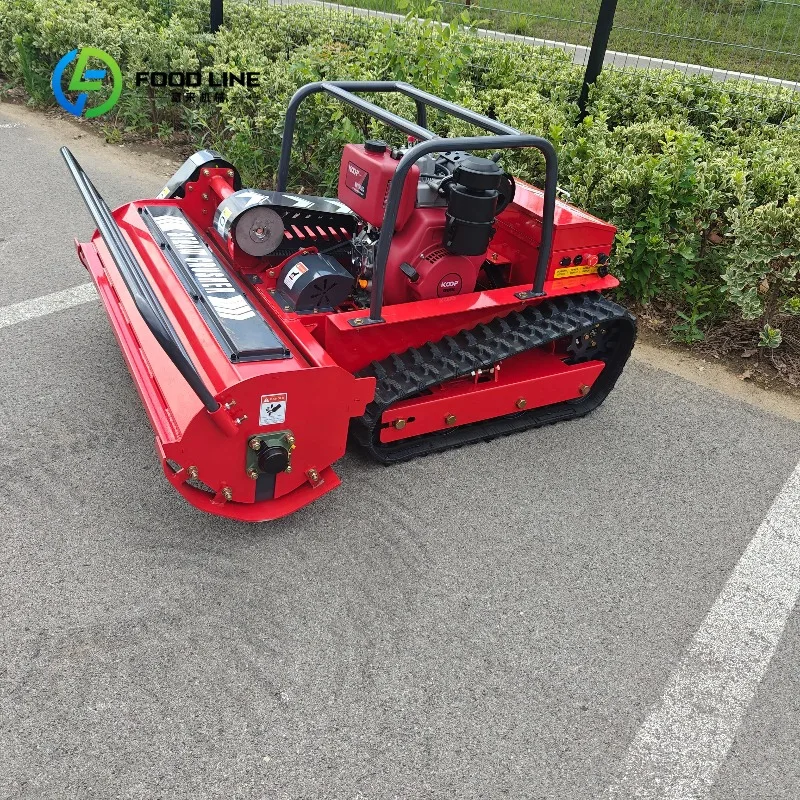 

800/1000/1200mm Remote Control Flail Lawn Mower 12/15HP Professional Robot Lawn Mower for Agriculture and Forestry Customized