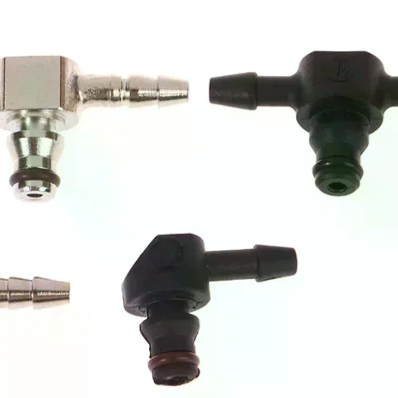 Conector de Tubo de Retorno de Aceite para Inyector Common Rail Diésel, Tipo L y T, de 2 y 3 Vías, para Tubería de Retorno de Aceite del Inyector