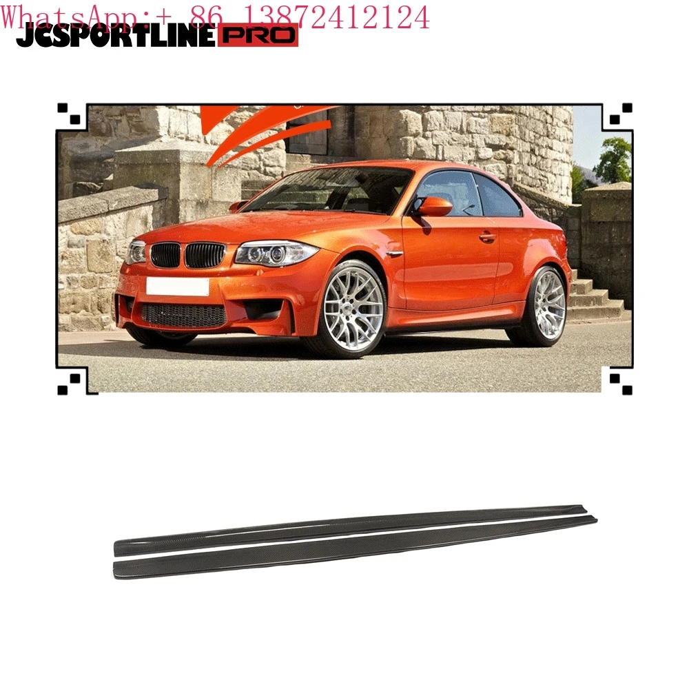 

Carbon Fiber Car Side Skirts Extension for BMW 1Series E82M 1M 2011UP (Fits :1M )