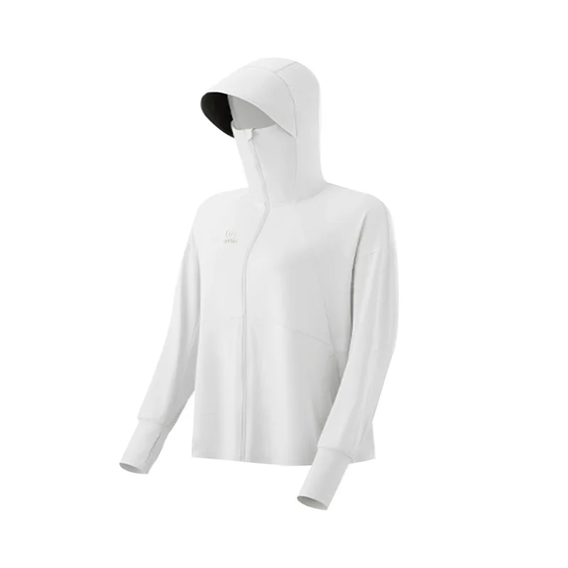 Sport Outdoor Zonnebrandcrème Zomer Origineel Garen Ijzig Ademend Capuchon Dunne Jas Top Paar Losse Zonnebrandcrème