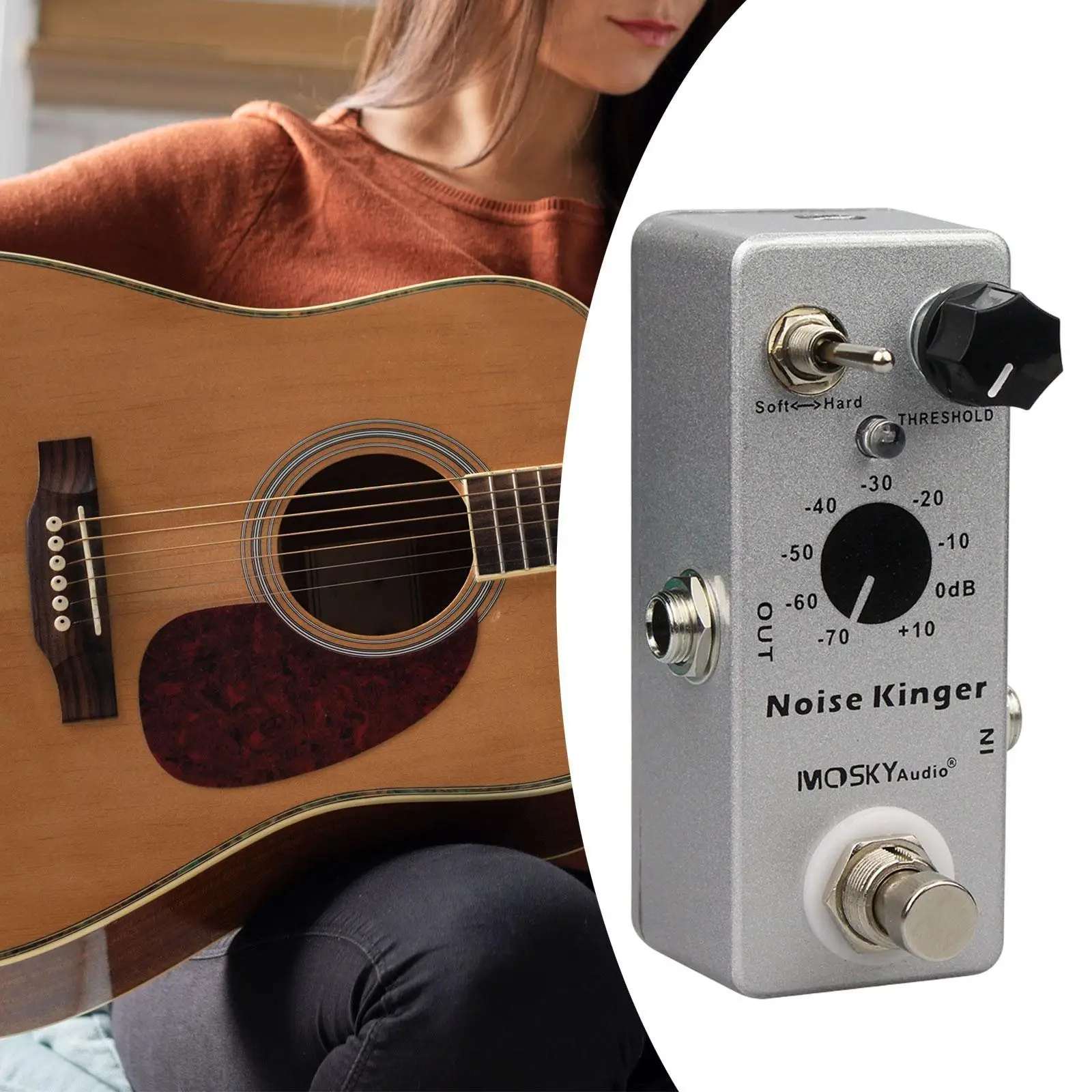 

Noise Gate Guitar Noise Reduction True Bypass Parts Bass Pure Sound Footswitch