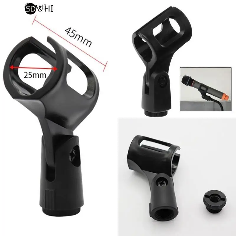 Flexible Microphone Stand Holder Mount Wireless Microphone Support Bracket Plastic Soft Smooth Clamp Fixing Accessories