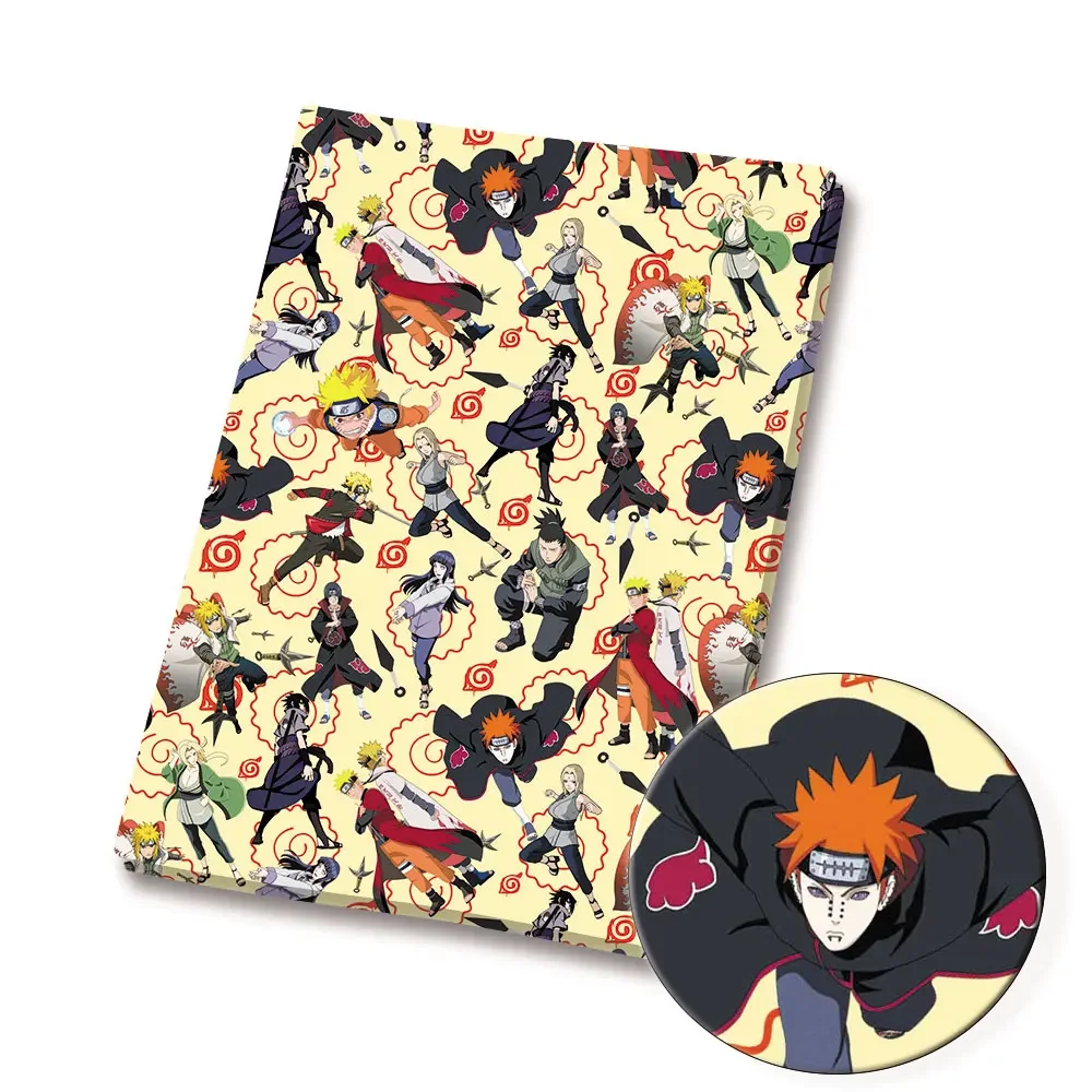 Naruto Anime periferiche tessuto 140*50 cm cucito fai da te patchwork quilting vestito da bambino tessuto stampato tessuto cucito bambini