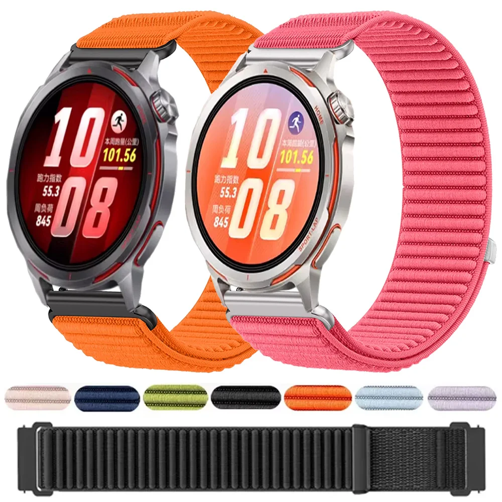18/20/22mm Nylonarmband für Huawei Watch GT Runner 2 Ultimate 2 Sportliches, atmungsaktives Band für Huawei Watch 5 GT6-5-4 46mm 41mm Gürtel